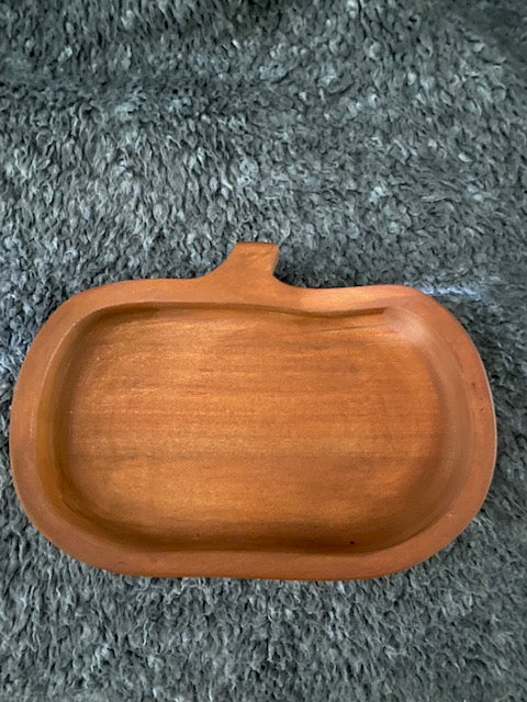Wooden Pumkin Bowl